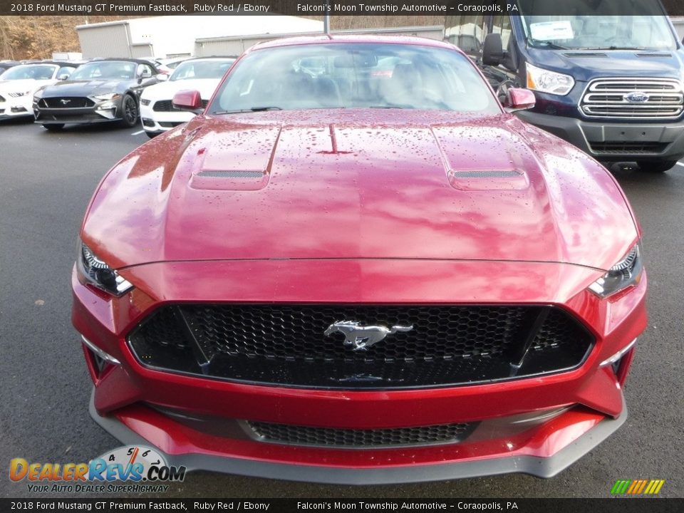 2018 Ford Mustang GT Premium Fastback Ruby Red / Ebony Photo #4