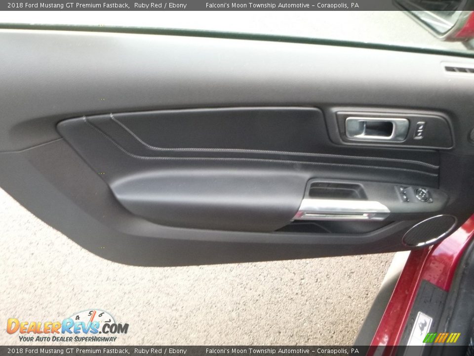 2018 Ford Mustang GT Premium Fastback Ruby Red / Ebony Photo #10