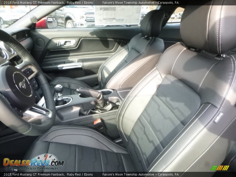 2018 Ford Mustang GT Premium Fastback Ruby Red / Ebony Photo #12