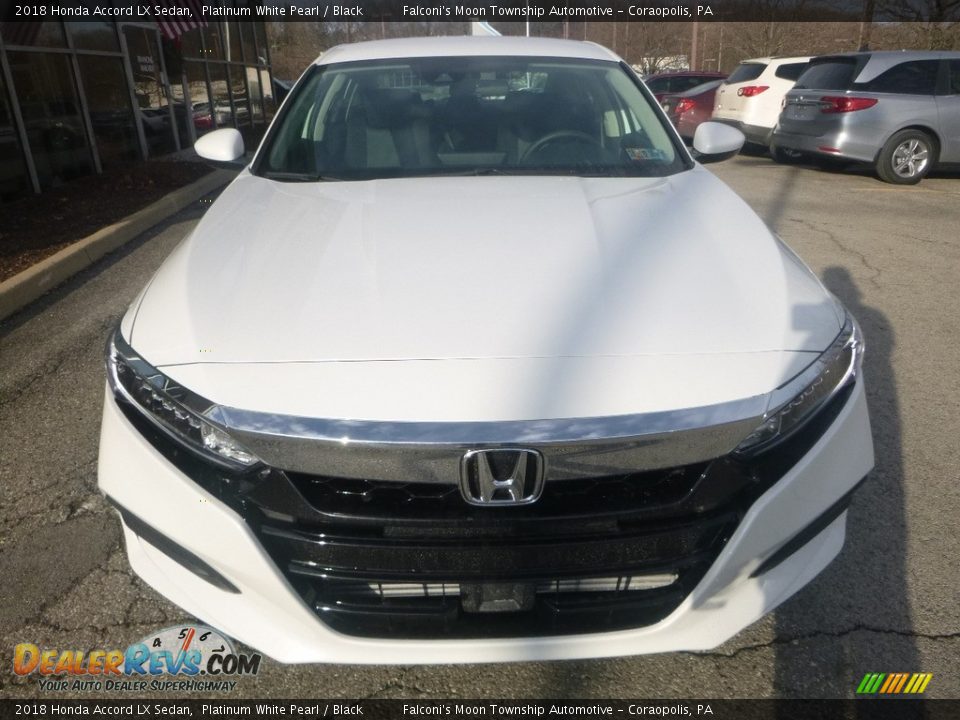2018 Honda Accord LX Sedan Platinum White Pearl / Black Photo #6
