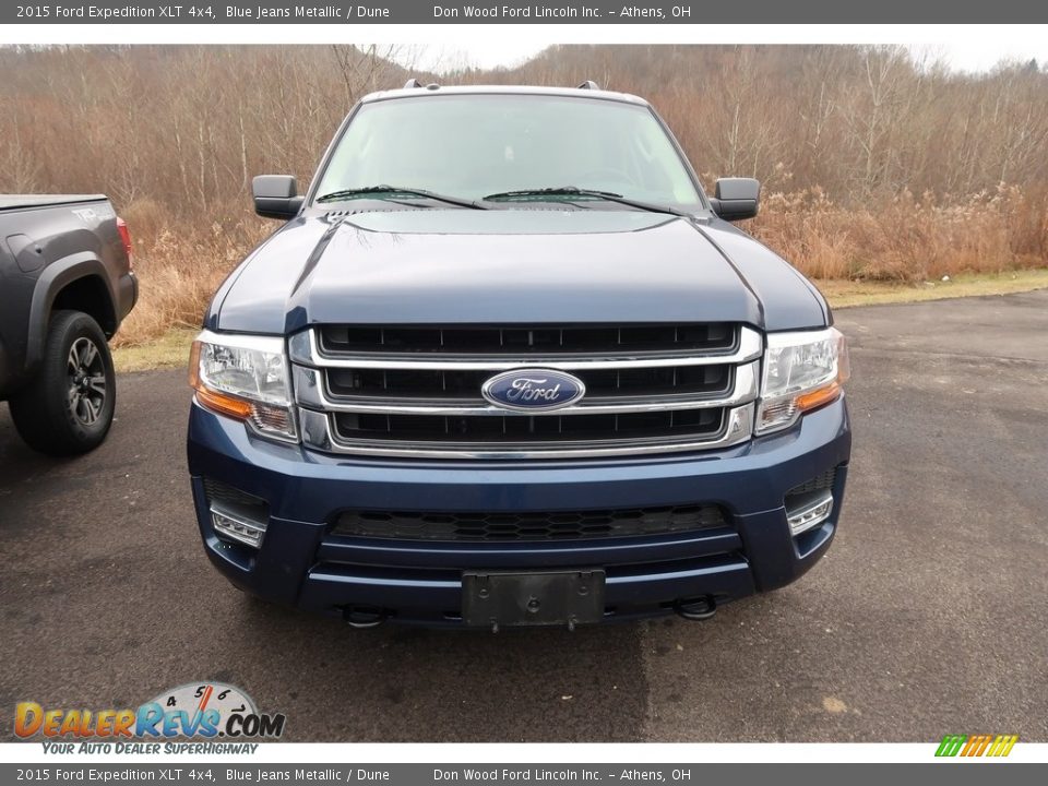 2015 Ford Expedition XLT 4x4 Blue Jeans Metallic / Dune Photo #2