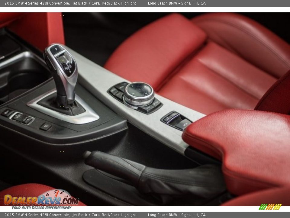 2015 BMW 4 Series 428i Convertible Jet Black / Coral Red/Black Highlight Photo #9