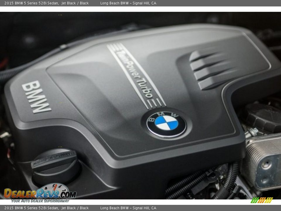 2015 BMW 5 Series 528i Sedan Jet Black / Black Photo #23