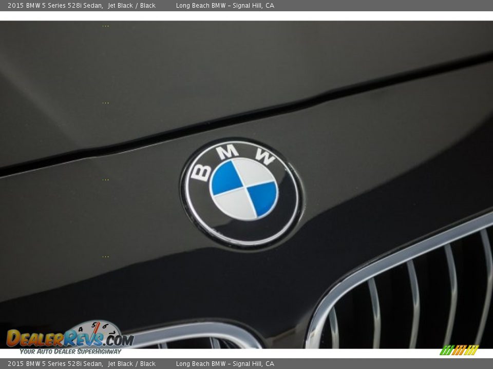 2015 BMW 5 Series 528i Sedan Jet Black / Black Photo #25