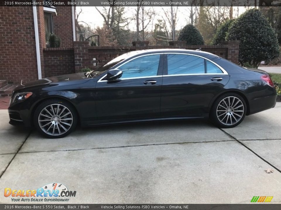 2016 Mercedes-Benz S 550 Sedan Black / Black Photo #12