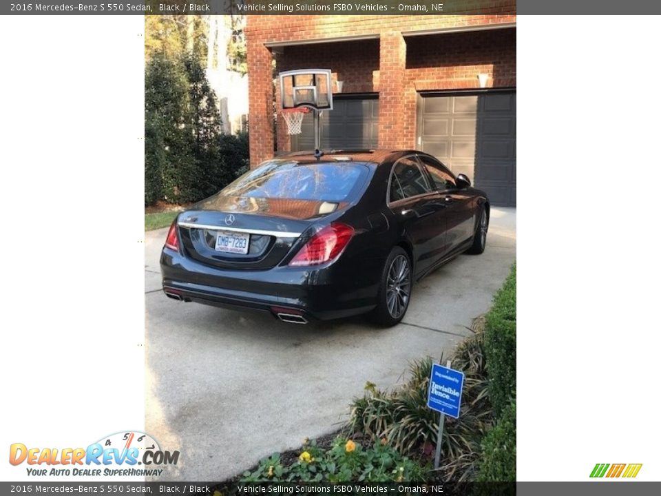 2016 Mercedes-Benz S 550 Sedan Black / Black Photo #15