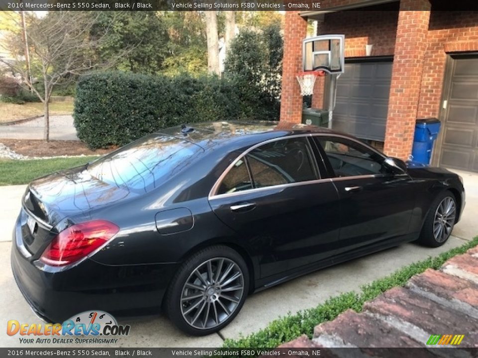 2016 Mercedes-Benz S 550 Sedan Black / Black Photo #16