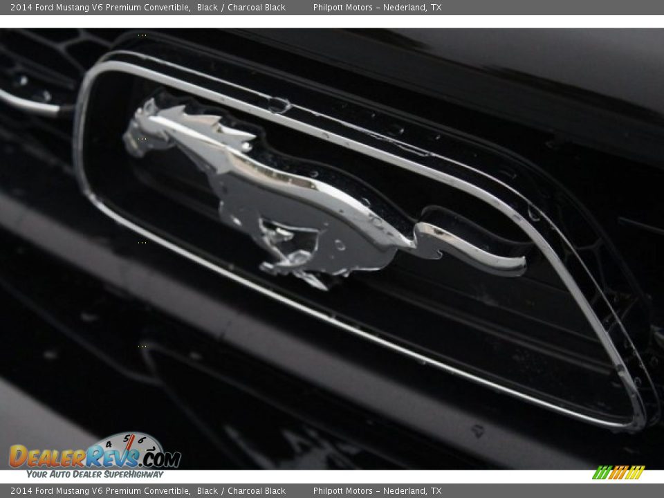 2014 Ford Mustang V6 Premium Convertible Black / Charcoal Black Photo #5