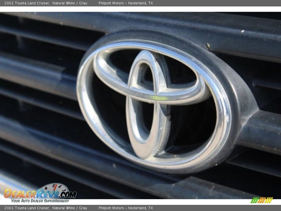 2001 Toyota Land Cruiser Natural White / Gray Photo #4