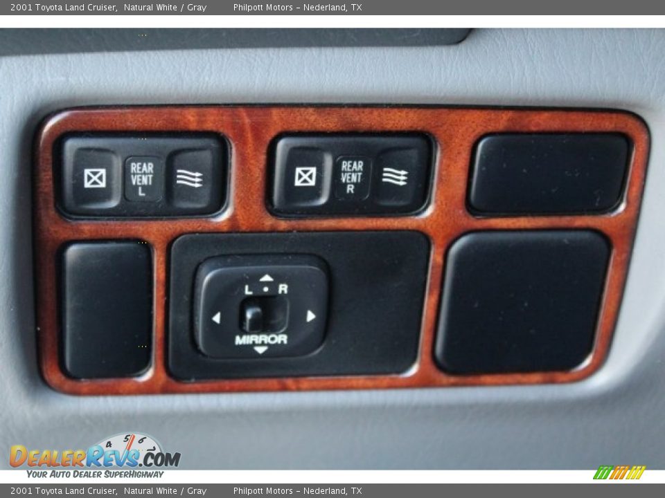 2001 Toyota Land Cruiser Natural White / Gray Photo #18