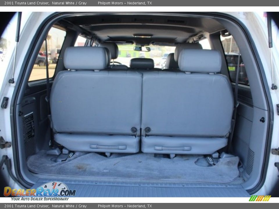 2001 Toyota Land Cruiser Natural White / Gray Photo #23