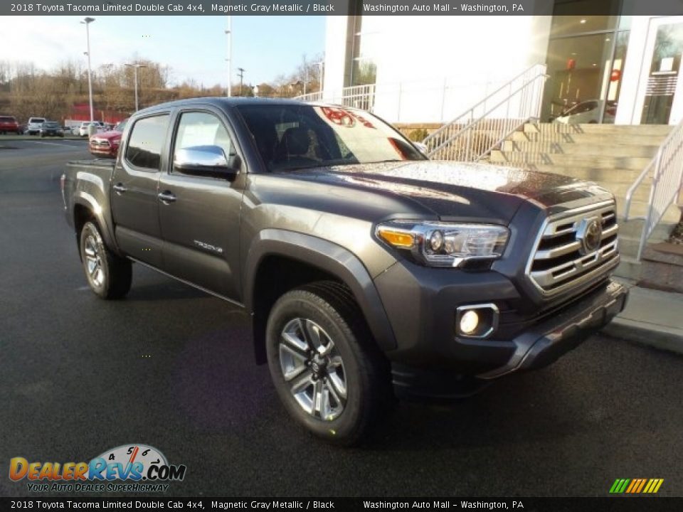2018 Toyota Tacoma Limited Double Cab 4x4 Magnetic Gray Metallic / Black Photo #1