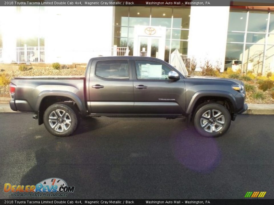 Magnetic Gray Metallic 2018 Toyota Tacoma Limited Double Cab 4x4 Photo #2