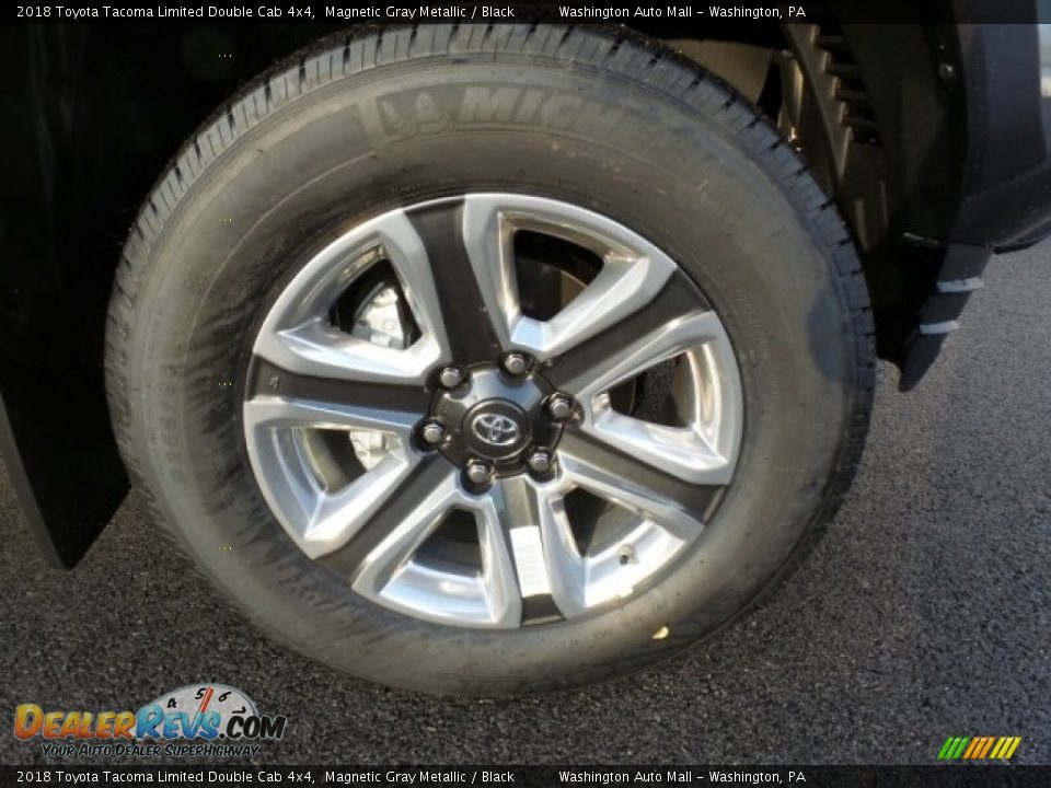 2018 Toyota Tacoma Limited Double Cab 4x4 Magnetic Gray Metallic / Black Photo #4