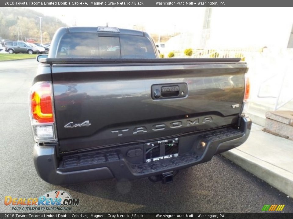 2018 Toyota Tacoma Limited Double Cab 4x4 Magnetic Gray Metallic / Black Photo #7