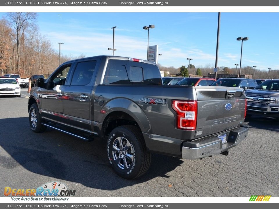 2018 Ford F150 XLT SuperCrew 4x4 Magnetic / Earth Gray Photo #23