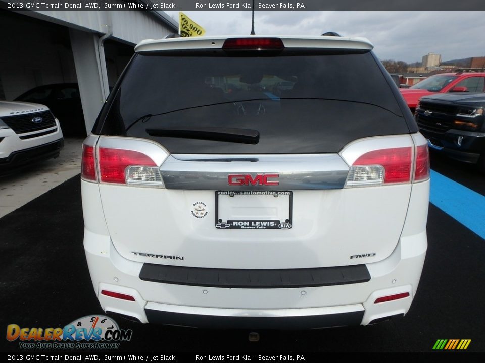 2013 GMC Terrain Denali AWD Summit White / Jet Black Photo #4
