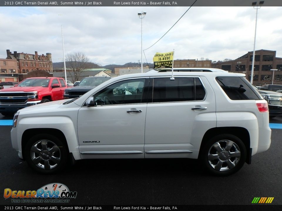 2013 GMC Terrain Denali AWD Summit White / Jet Black Photo #6