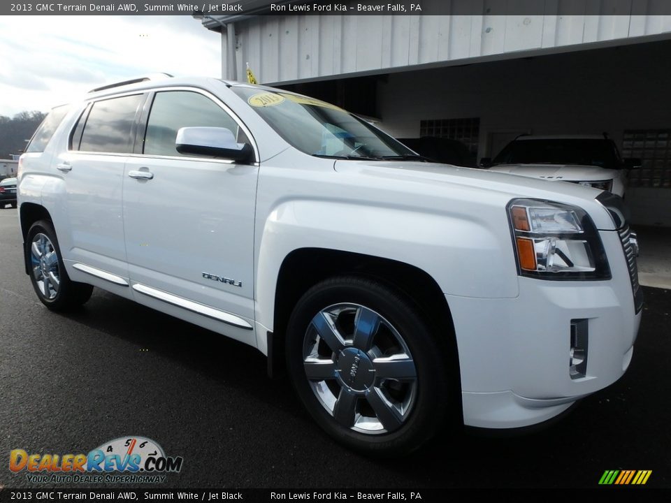 2013 GMC Terrain Denali AWD Summit White / Jet Black Photo #9