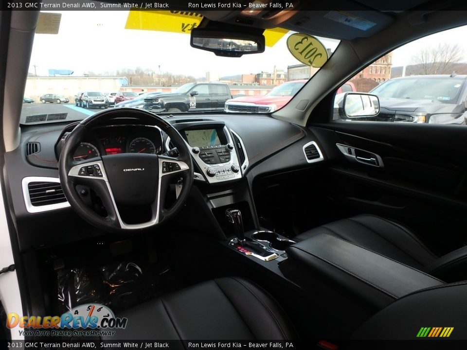 2013 GMC Terrain Denali AWD Summit White / Jet Black Photo #12