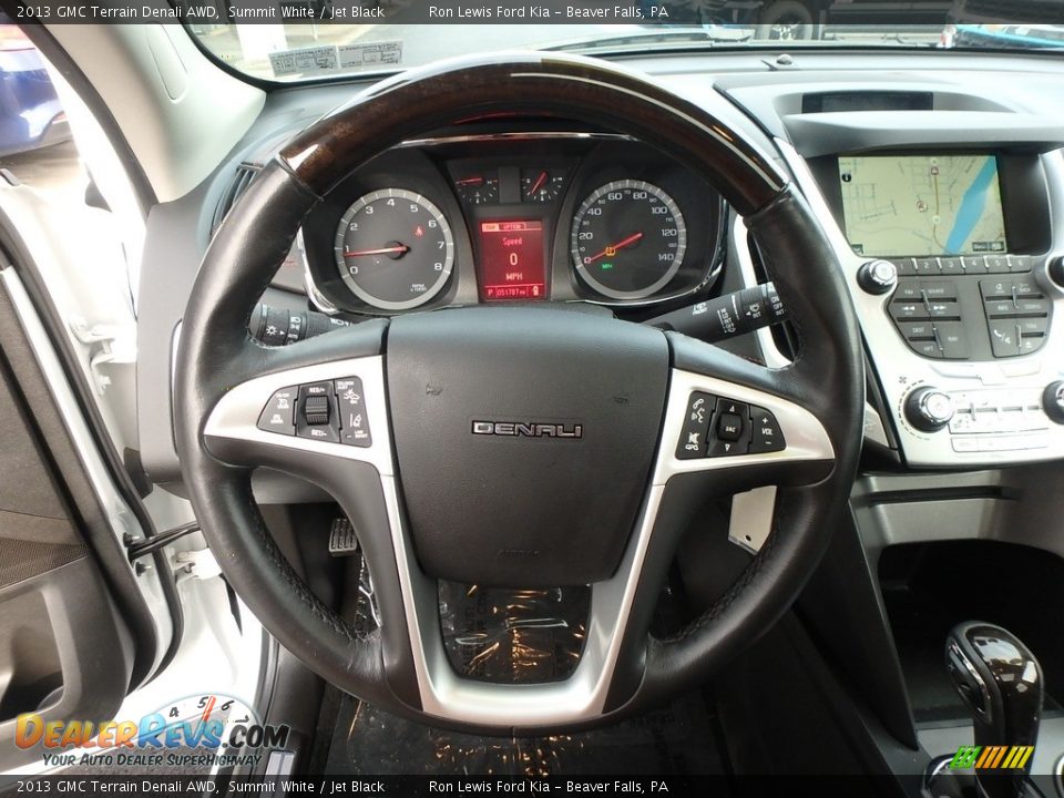 2013 GMC Terrain Denali AWD Summit White / Jet Black Photo #17