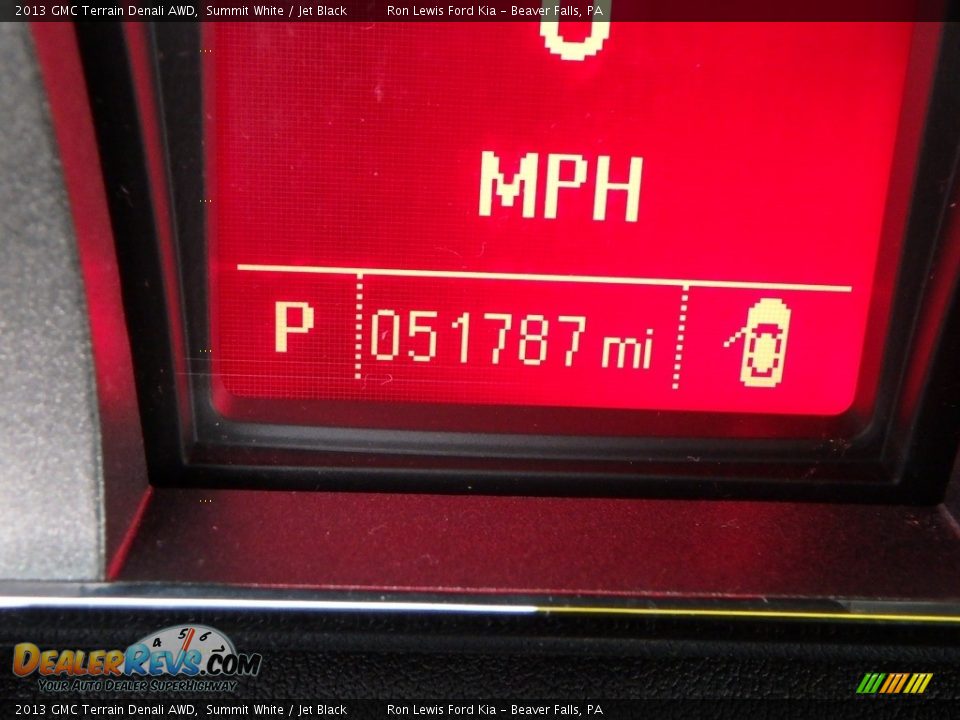2013 GMC Terrain Denali AWD Summit White / Jet Black Photo #20