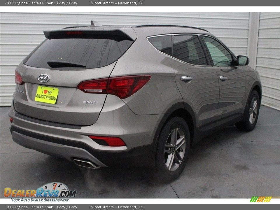2018 Hyundai Santa Fe Sport Gray / Gray Photo #8