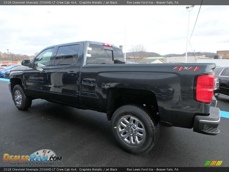 2018 Chevrolet Silverado 2500HD LT Crew Cab 4x4 Graphite Metallic / Jet Black Photo #4