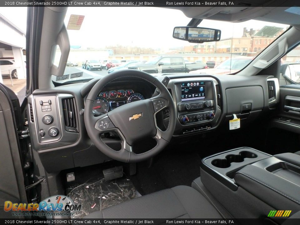 2018 Chevrolet Silverado 2500HD LT Crew Cab 4x4 Graphite Metallic / Jet Black Photo #12
