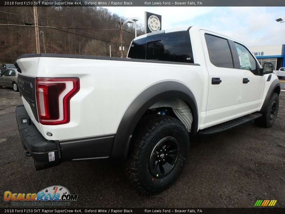 2018 Ford F150 SVT Raptor SuperCrew 4x4 Oxford White / Raptor Black Photo #2