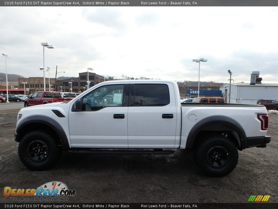 2018 Ford F150 SVT Raptor SuperCrew 4x4 Oxford White / Raptor Black Photo #6