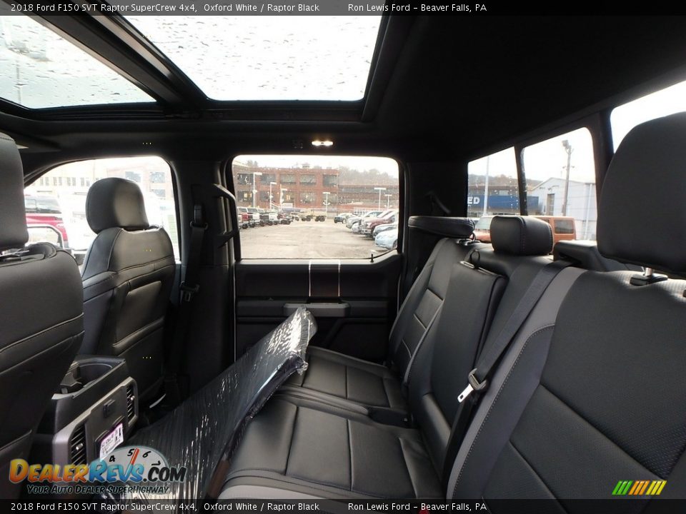Rear Seat of 2018 Ford F150 SVT Raptor SuperCrew 4x4 Photo #11