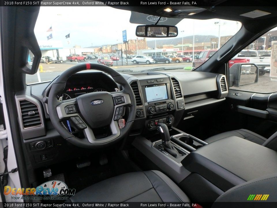 Raptor Black Interior - 2018 Ford F150 SVT Raptor SuperCrew 4x4 Photo #12