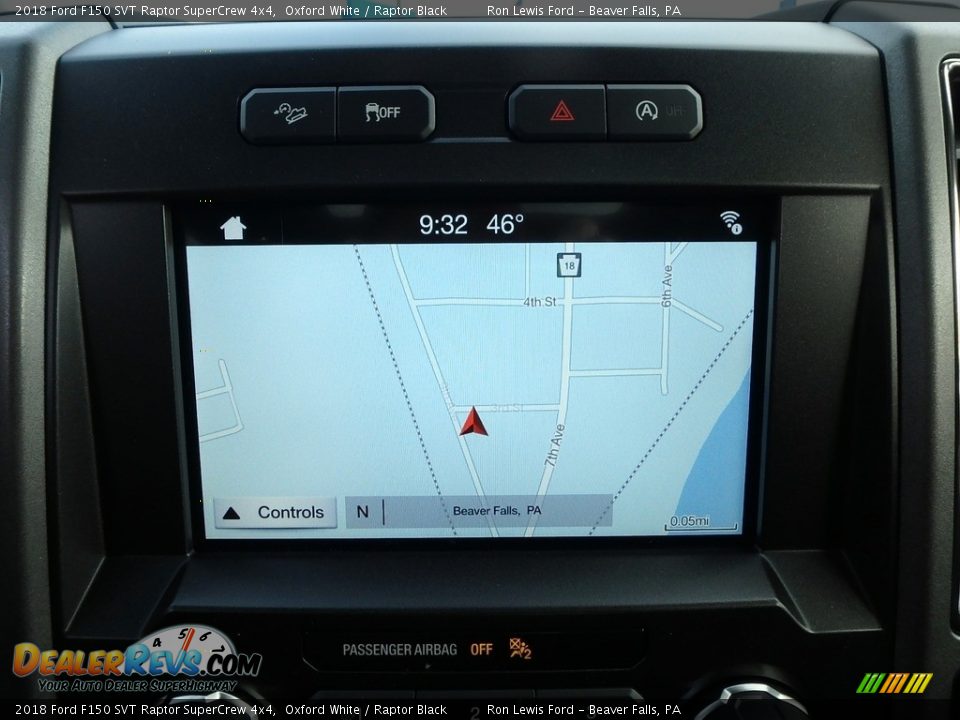 Navigation of 2018 Ford F150 SVT Raptor SuperCrew 4x4 Photo #17