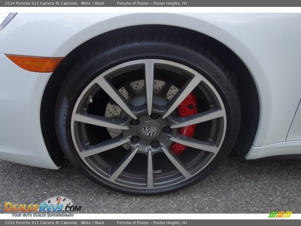 2014 Porsche 911 Carrera 4S Cabriolet White / Black Photo #9