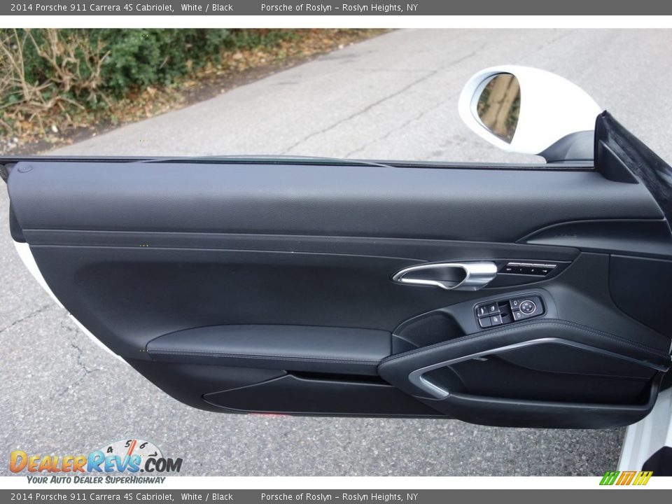 2014 Porsche 911 Carrera 4S Cabriolet White / Black Photo #11