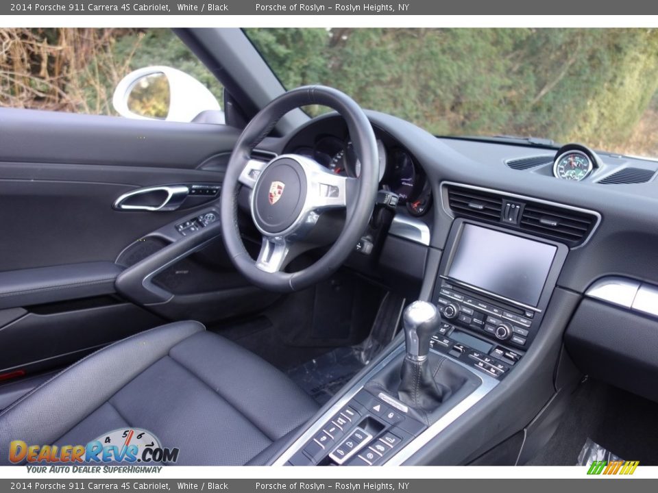 2014 Porsche 911 Carrera 4S Cabriolet White / Black Photo #16
