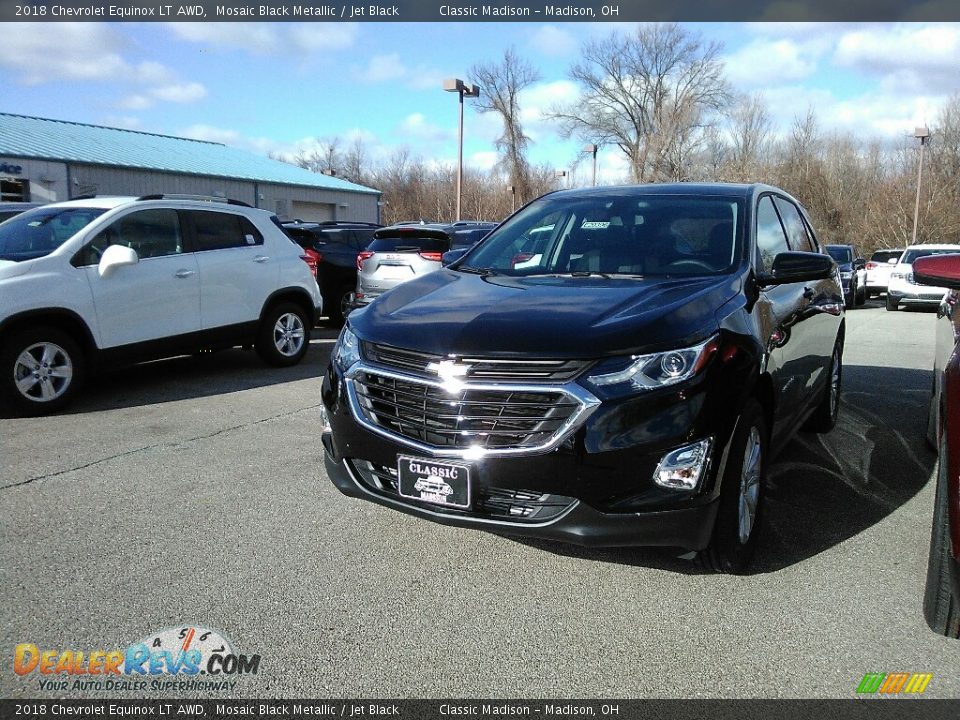 2018 Chevrolet Equinox LT AWD Mosaic Black Metallic / Jet Black Photo #1