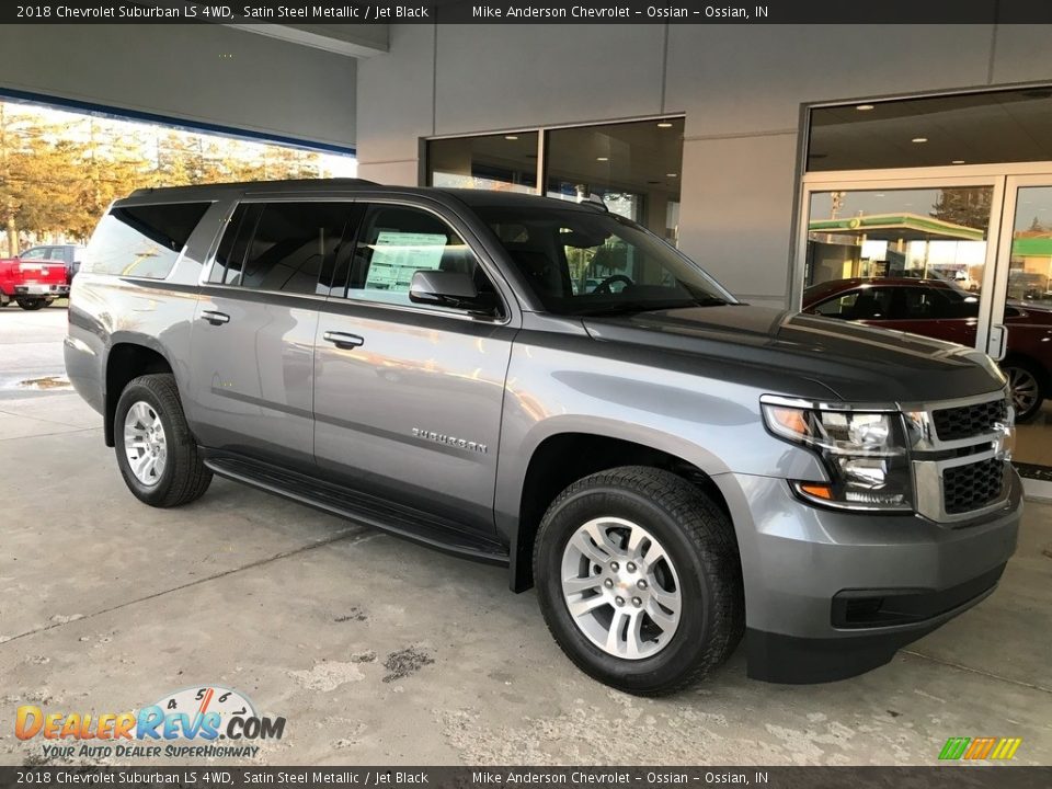 2018 Chevrolet Suburban LS 4WD Satin Steel Metallic / Jet Black Photo #1