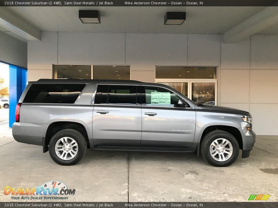 2018 Chevrolet Suburban LS 4WD Satin Steel Metallic / Jet Black Photo #3