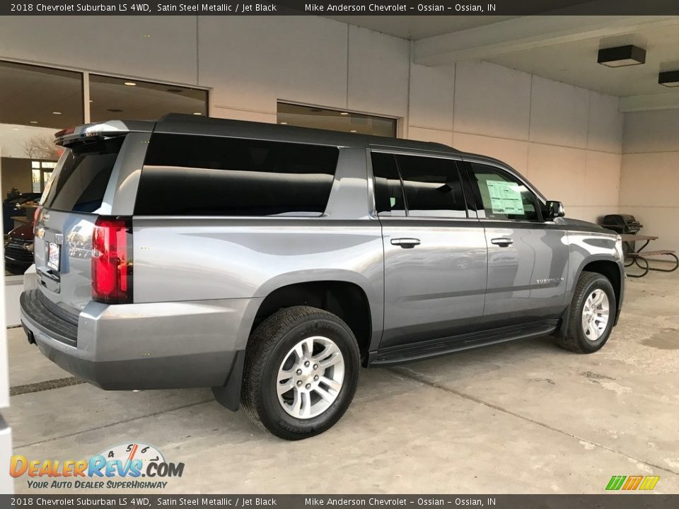 2018 Chevrolet Suburban LS 4WD Satin Steel Metallic / Jet Black Photo #4