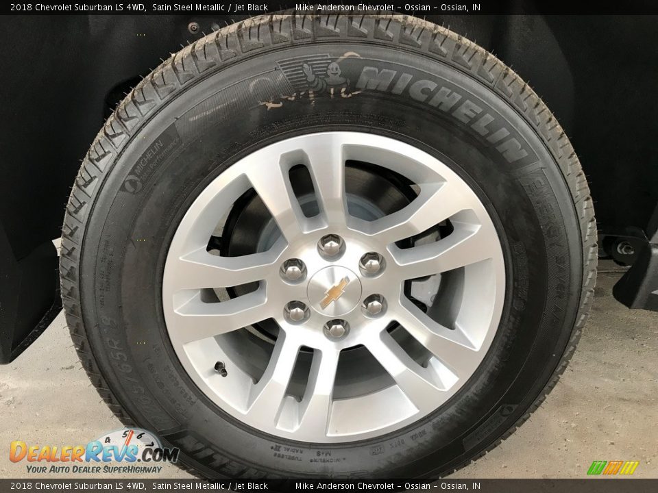 2018 Chevrolet Suburban LS 4WD Satin Steel Metallic / Jet Black Photo #5