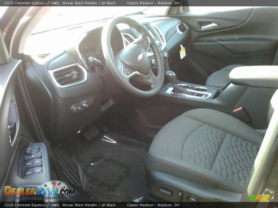 2018 Chevrolet Equinox LT AWD Mosaic Black Metallic / Jet Black Photo #6