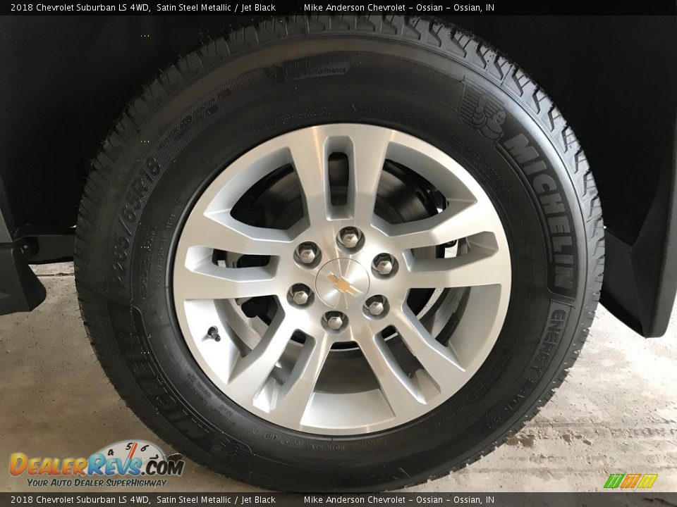 2018 Chevrolet Suburban LS 4WD Satin Steel Metallic / Jet Black Photo #8