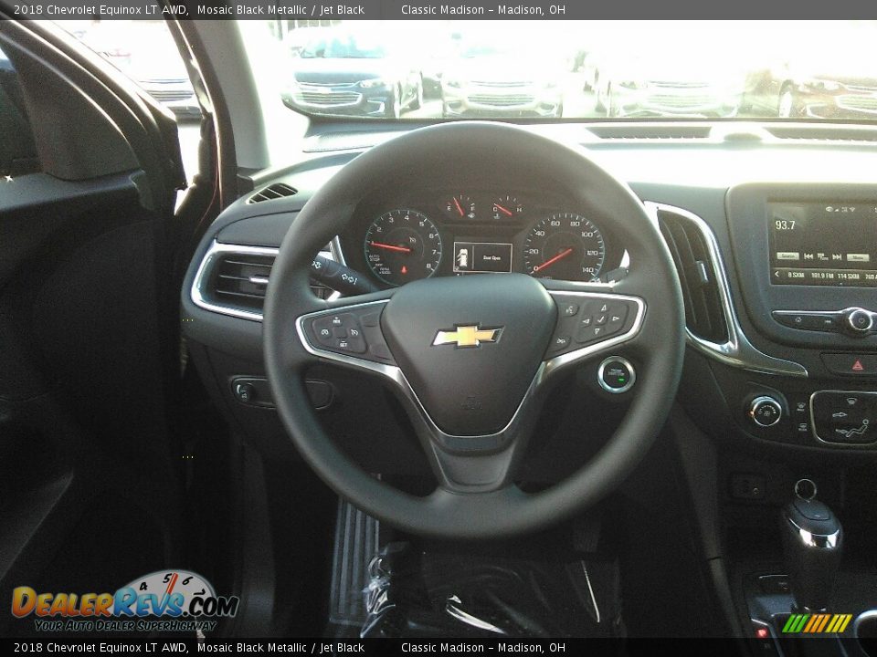 2018 Chevrolet Equinox LT AWD Mosaic Black Metallic / Jet Black Photo #10