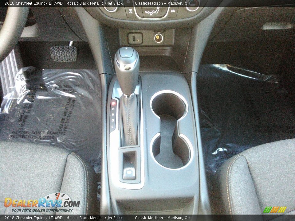 2018 Chevrolet Equinox LT AWD Mosaic Black Metallic / Jet Black Photo #11