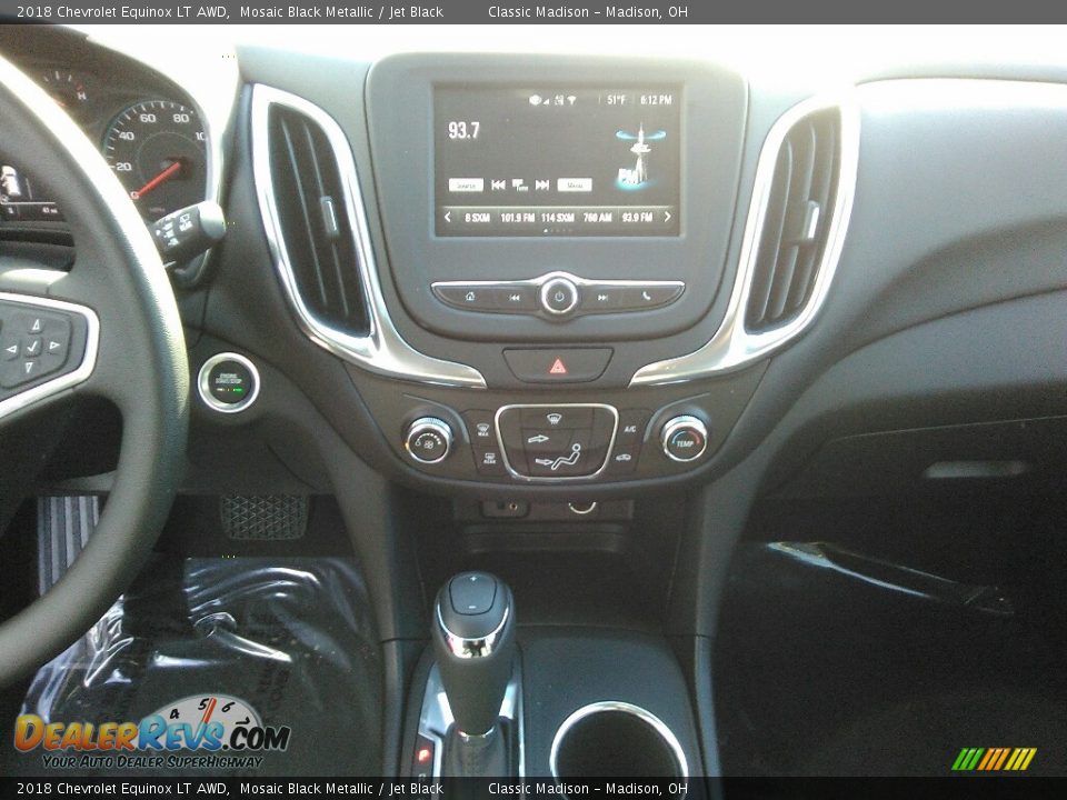 2018 Chevrolet Equinox LT AWD Mosaic Black Metallic / Jet Black Photo #12