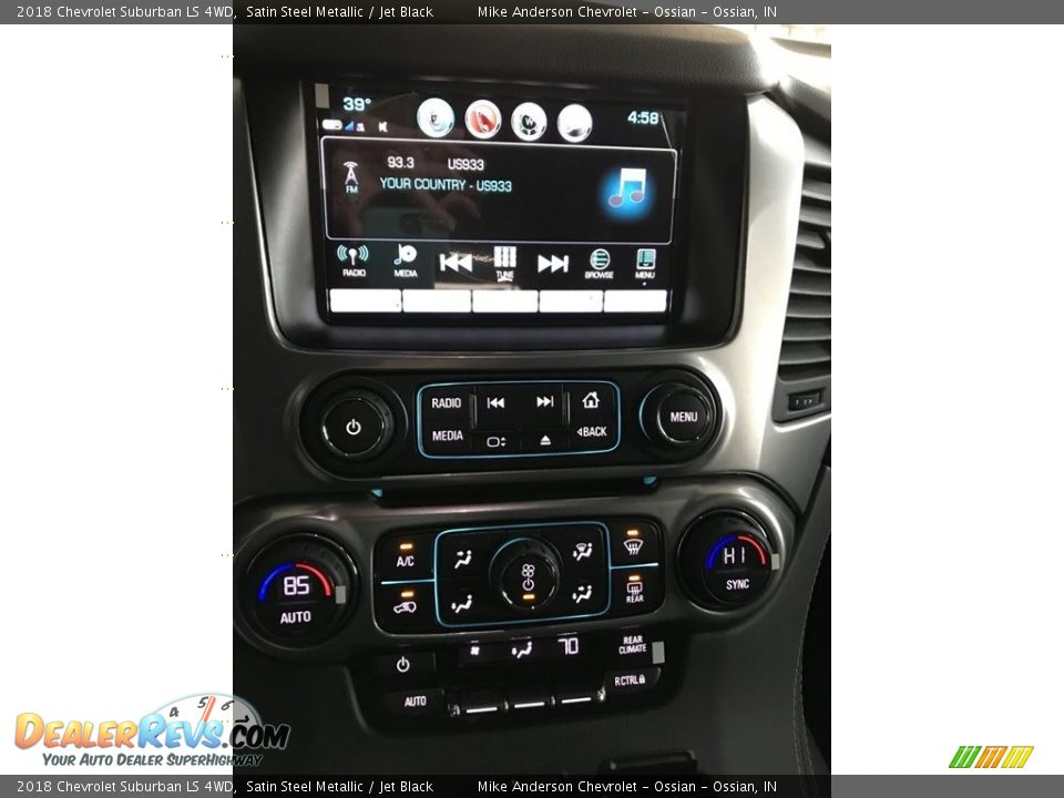 2018 Chevrolet Suburban LS 4WD Satin Steel Metallic / Jet Black Photo #29