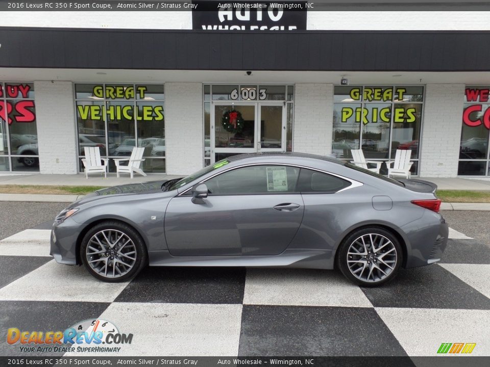 2016 Lexus RC 350 F Sport Coupe Atomic Silver / Stratus Gray Photo #1
