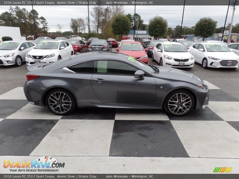 2016 Lexus RC 350 F Sport Coupe Atomic Silver / Stratus Gray Photo #3